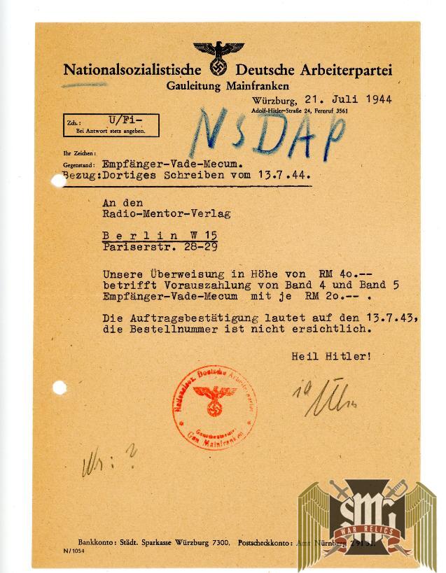 NSDAP subscription request