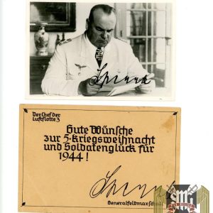 General Field Marschall Hugo Sperle Christmas card