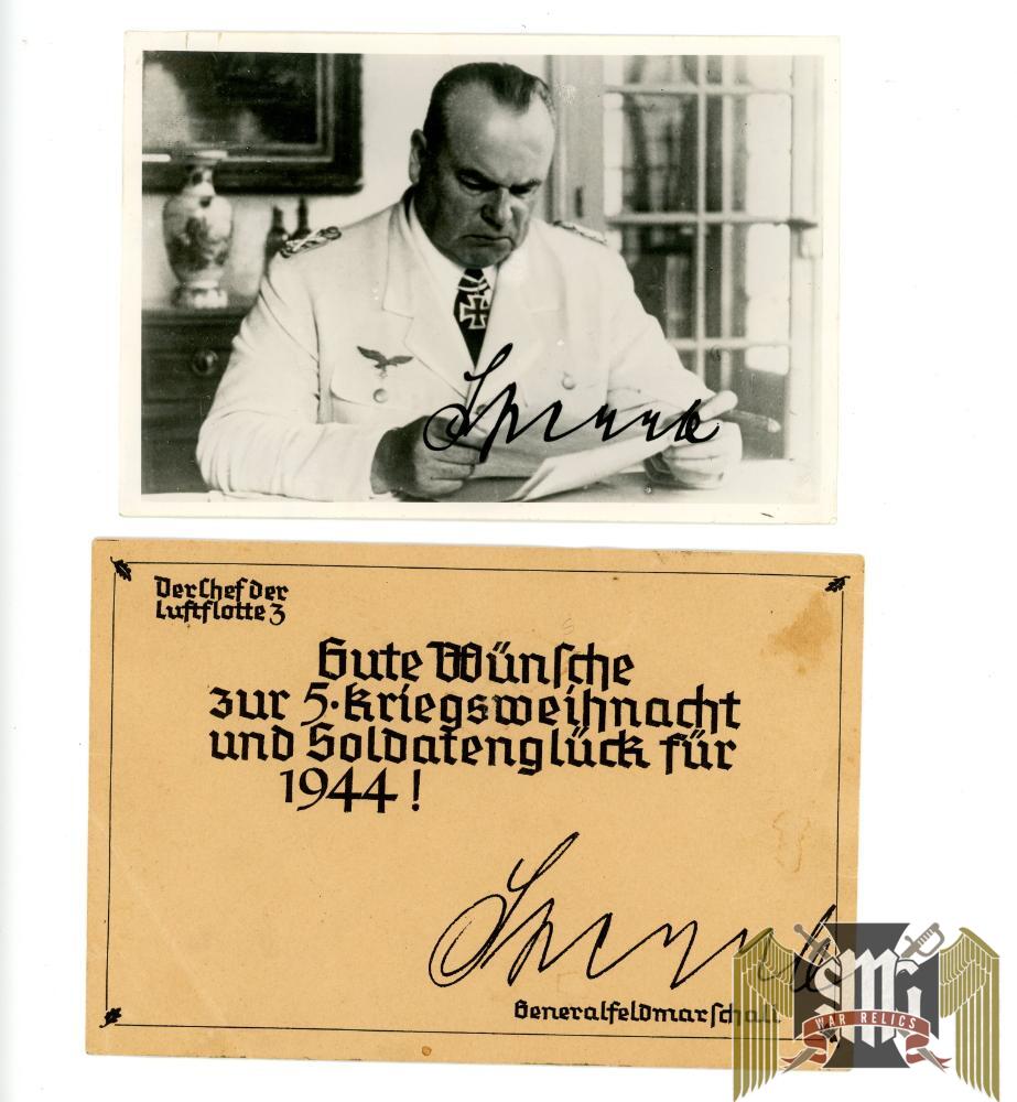 General Field Marschall Hugo Sperle Christmas card