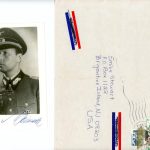Horst Niemack Signature(s) Knights cross winner w/oaks,swords + envelope