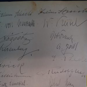 Nurnberg Album with Signatures From First Infantry Guard