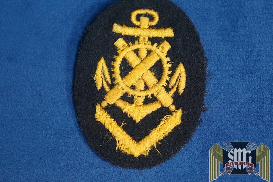 Kriegsmarine Artillery Mechanic NCO Sleeve Insignia