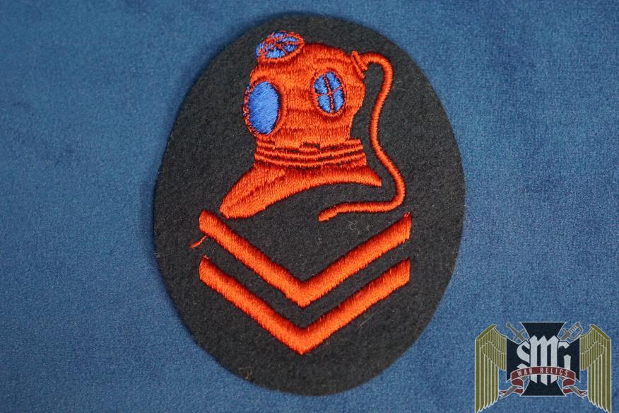 Kriegsmarine Deep Sea Diver Sleeve Insignia