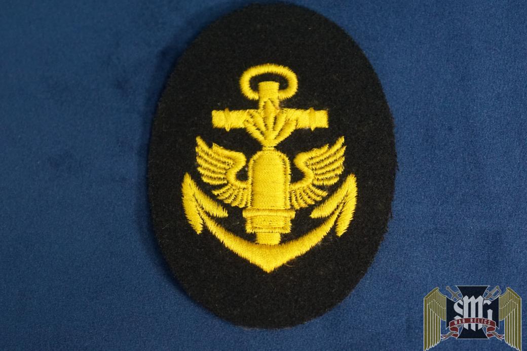 Kriegsmarine NCO Coastal Artillery Career Sleeve Insignia
