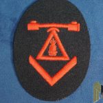 Kriegsmarine Anti-Aircraft Range Finder Operator EM Sleeve Patch