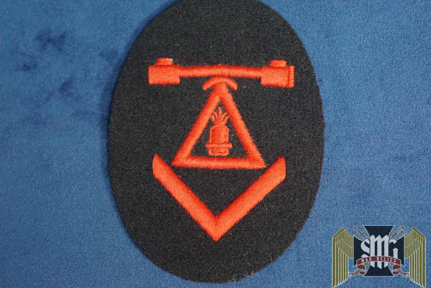 Kriegsmarine Anti-Aircraft Range Finder Operator EM Sleeve Patch