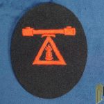 Kriegsmarine Anti-Aircraft Range Finder Operator EM Sleeve Patch