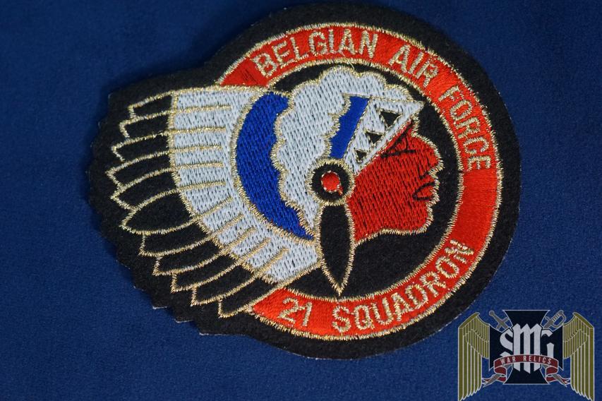 Belgian Airforce 21st Squadron PATCH