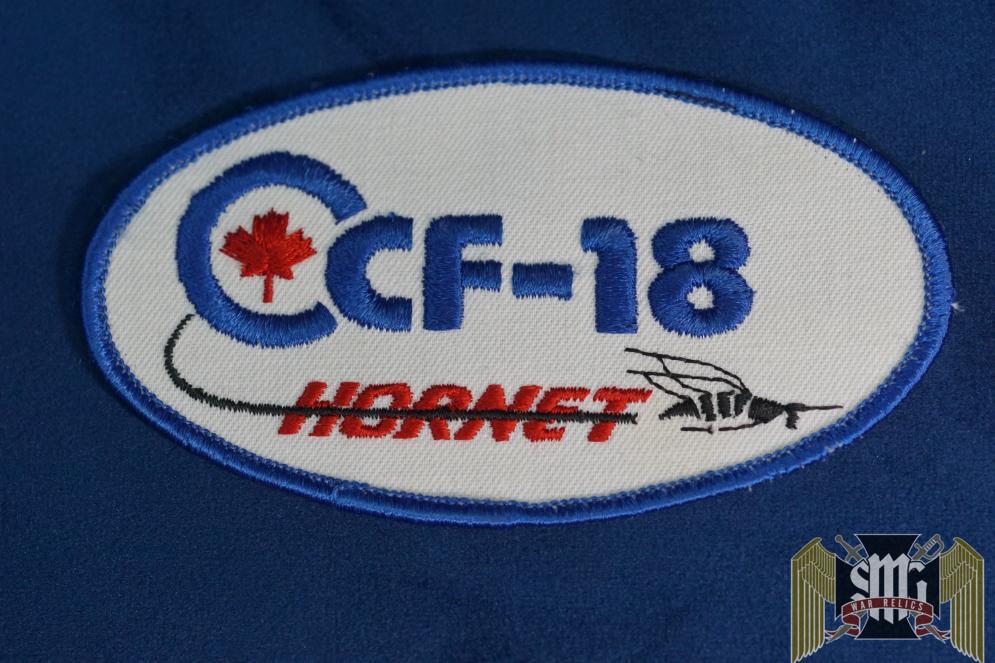 CANADIAN AIR FORCE CF-18 HORNET AIRCRAFT PATCH