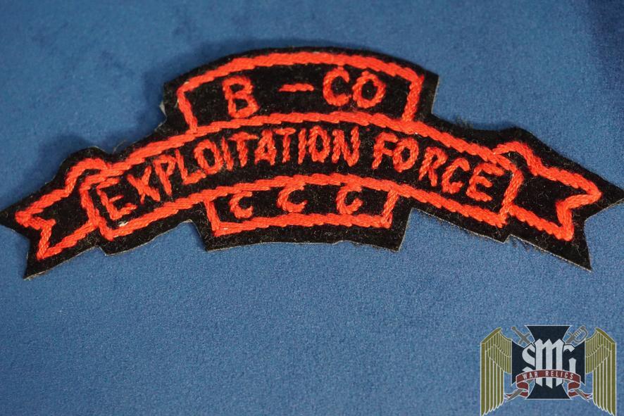 Vietnam CCC B-Company Hatchet Forces Tab / Insignia Hand embroidered