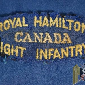 WW2 Canadian Hamilton Light Infantry