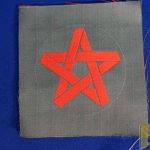 WWII Imperial Japanese Civilian Employee Badge Red