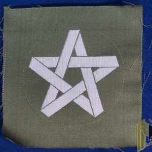 WWII Imperial Japanese Civilian Employee Badge White