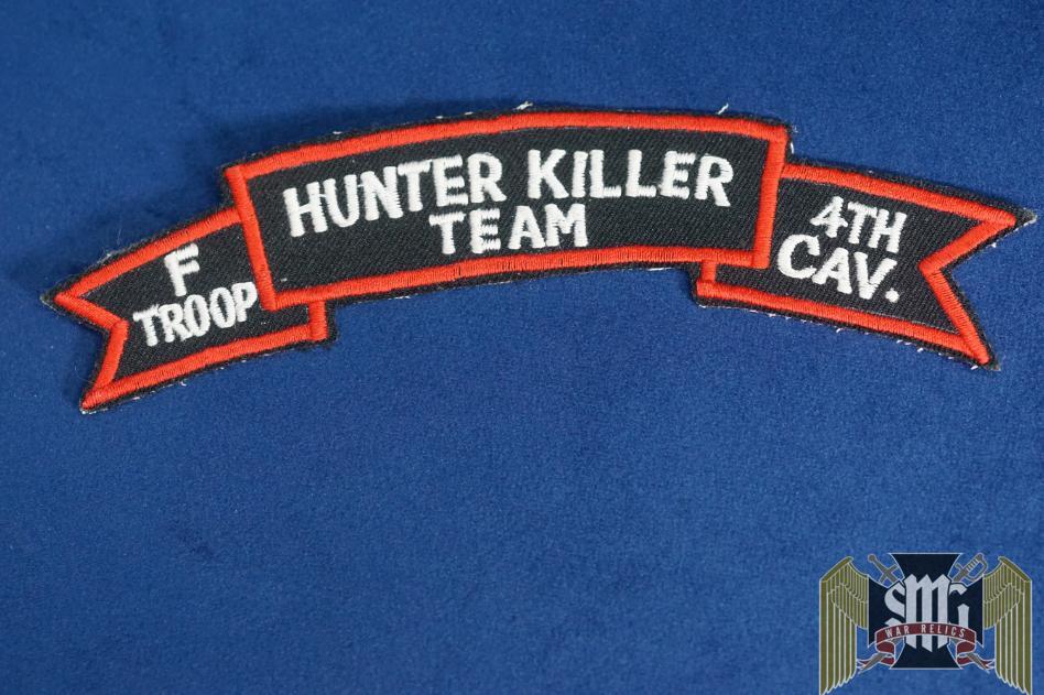Vietnam Attack Helicopter F-Troop Calvary Hunter Killer Patch