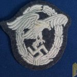 Luftwaffe Observer Badge in Cloth Padded