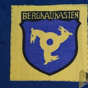 WW2 German Bergkaukasien Volunteer Shield