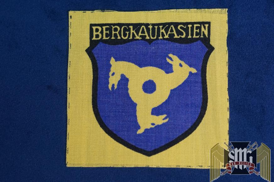 WW2 German Bergkaukasien Volunteer Shield