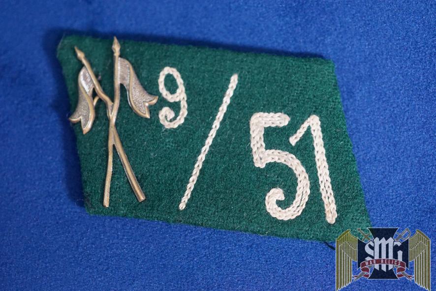 SA Collar tab for Sachsen or Nordmark Mounted HJ RZM tagged