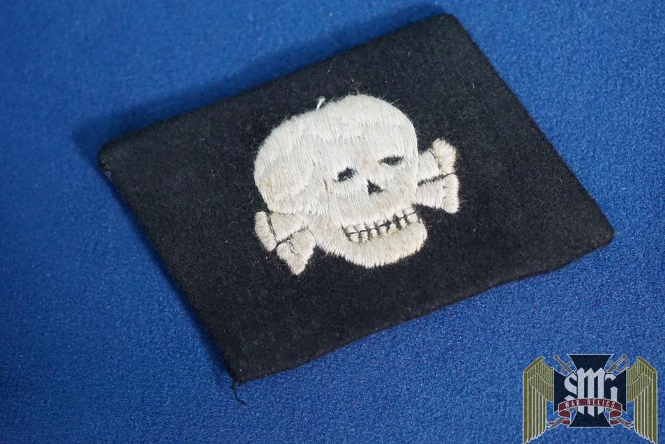 Waffen SS Enlisted Mans Totenkopf Collar Tab