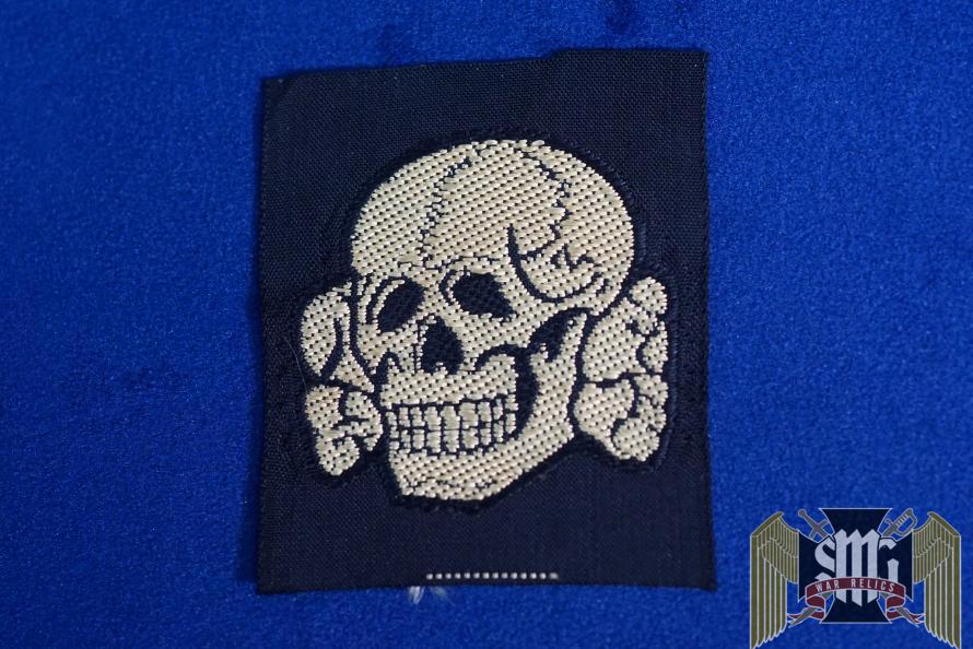 Waffen-SS Tropical Cap Skull Insignia