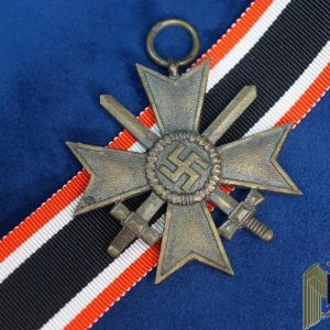 War Merit Cross w/Swords Second class by E. Ferdinand Wiedmann Marked