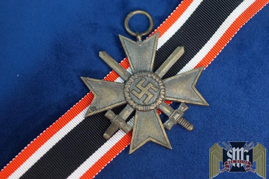 War Merit Cross w/Swords Second class by E. Ferdinand Wiedmann Marked