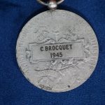 French Labor medal 1945 Named