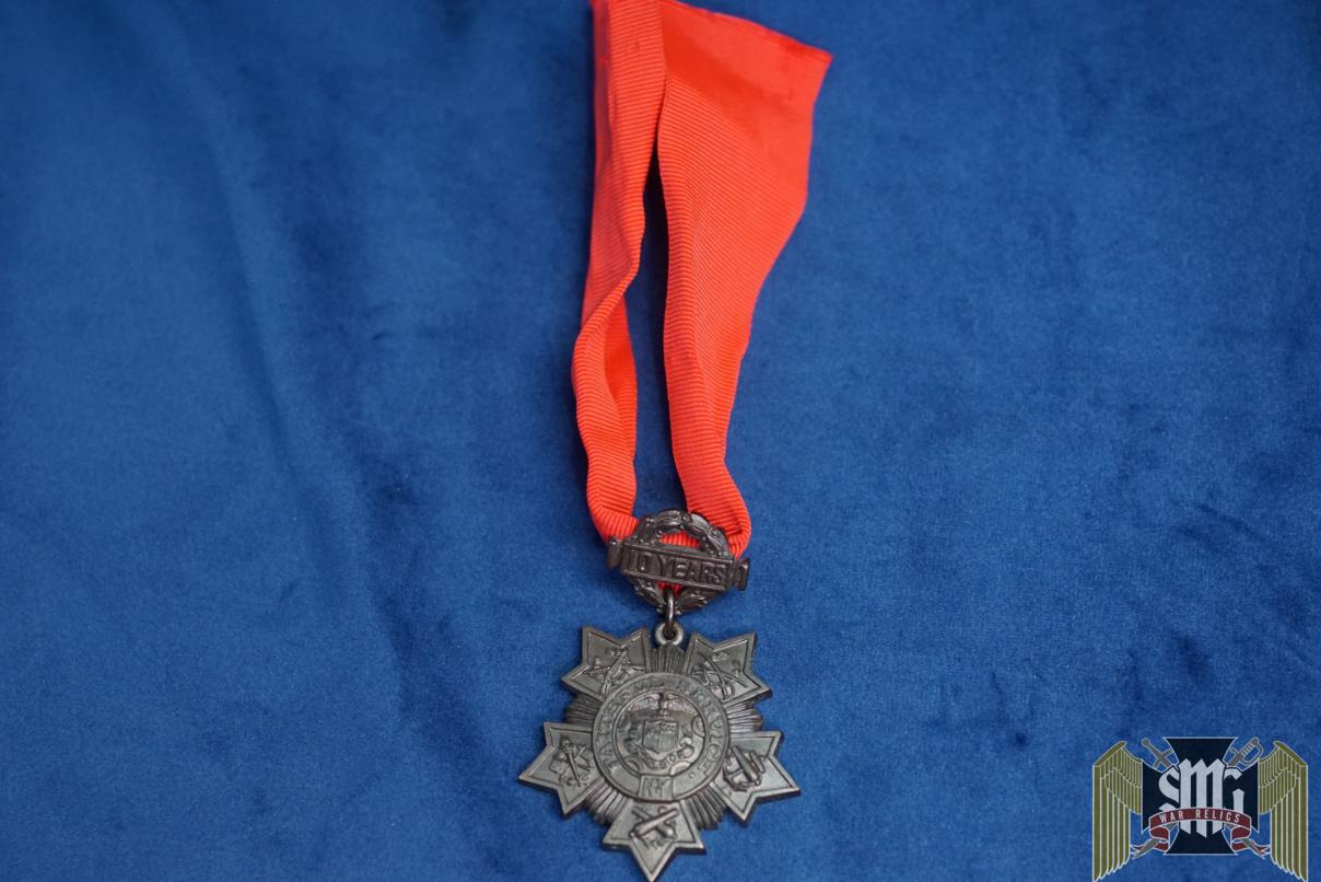 New York National Guard Faithfull Service medal # 7179