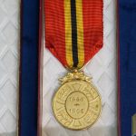 Belgian Leopold Medal cased