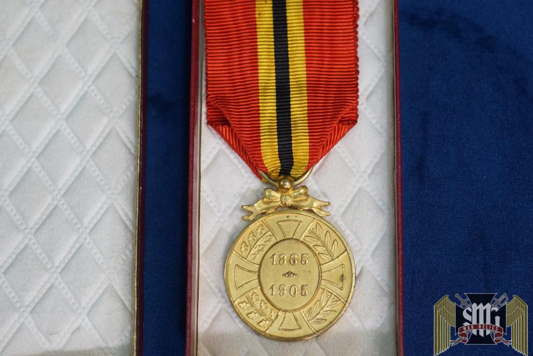 Belgian Leopold Medal cased