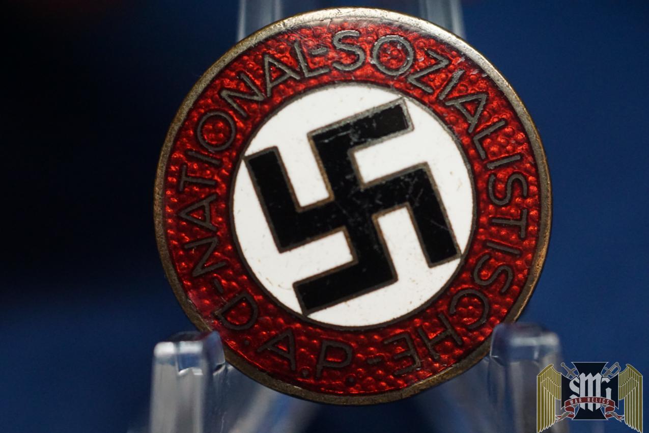 NSDAP Party Member pin by M1/128 – Eugen Schmidhäussler