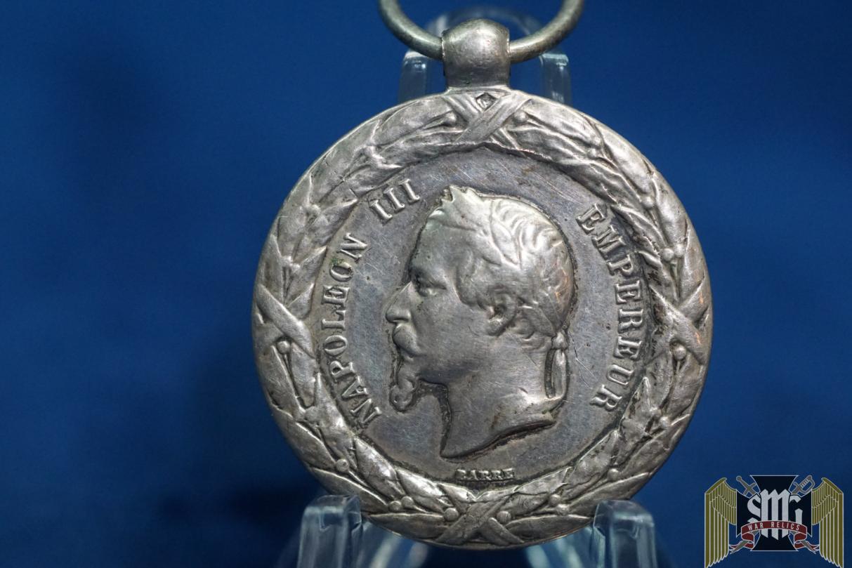 French Campaign Italy 1859 Silver Medal