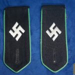 SS-Schuma Sicherheitspolizei (Internal Security Police) Shoulder Boards