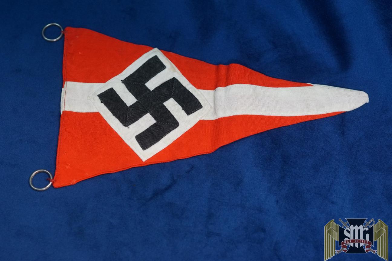 Hitler Youth Pennant 8.5x5"