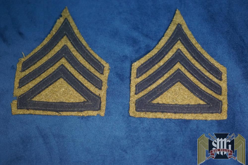 US Staff Sargent Chevron pair 1902 type