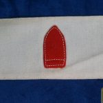 US Artillery Chevron On White PFC 1902 type