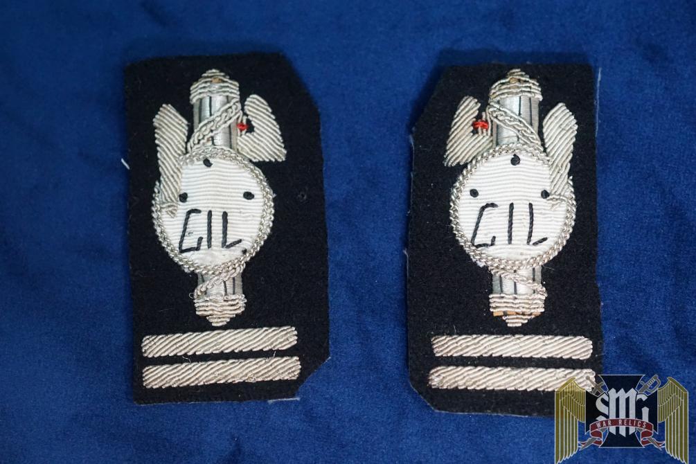 Italian GIL Collar tabs in bullion