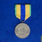 US Mexico Navy Service Medal numbered M. No. 16050