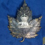 A King's Crown Canadian Police (Bobby Helmet) Beaver Badge