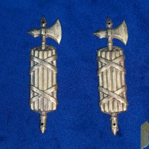 WWII ITALIAN FASCIST MSVN Cap Insignia