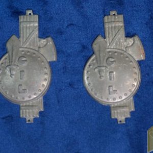 WWII ITALIAN FASCIST YOUTH GIL METAL HAT FEZ INSIGNIA