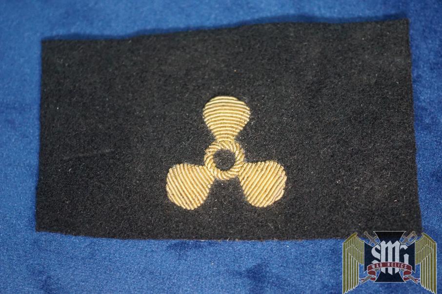 WW2 US Navy Warrant Officer Machinist in insignia