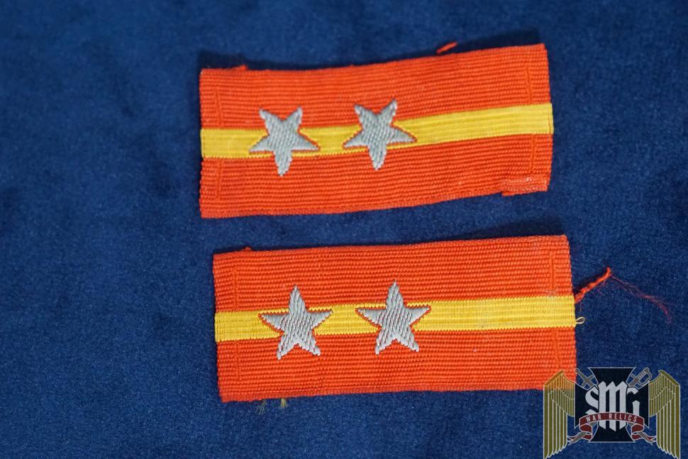 WWII Japanese Army Sergeant Collar Tab pair