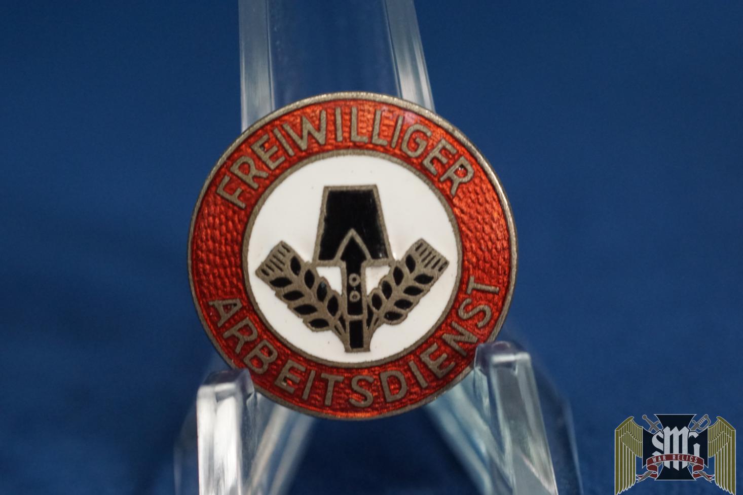 SMGP-2167 Freiwilliger Arbeitsdienst Badge