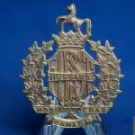Canadian First Hussars Silver stamped Medal