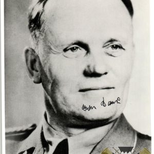 Hans Baur SS Hitler's Personal Pilot signature