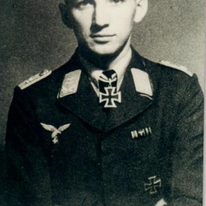 Alfred Genz luftwaffe Knights cross Winner Signature