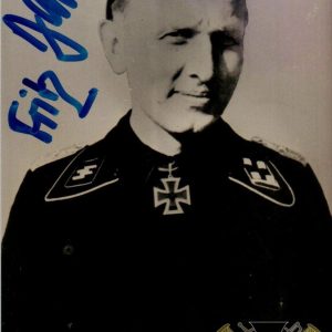 Fritz Darges SS SS Personal Adjutant to Hitler signature(s)