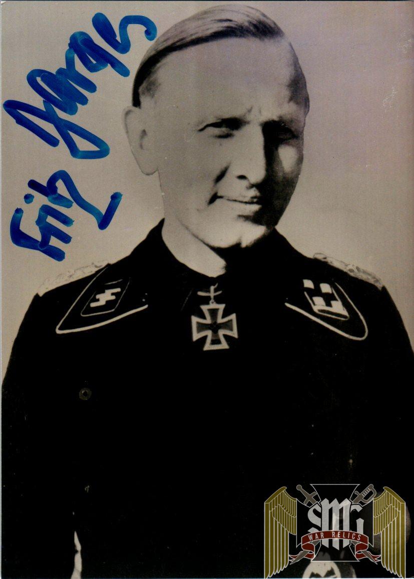 Fritz Darges SS SS Personal Adjutant to Hitler signature(s)