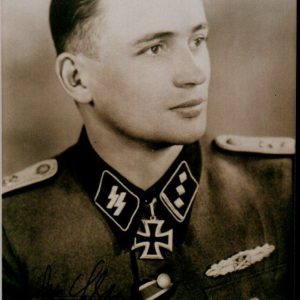 Johannes Scherg – SS-Panzer signature